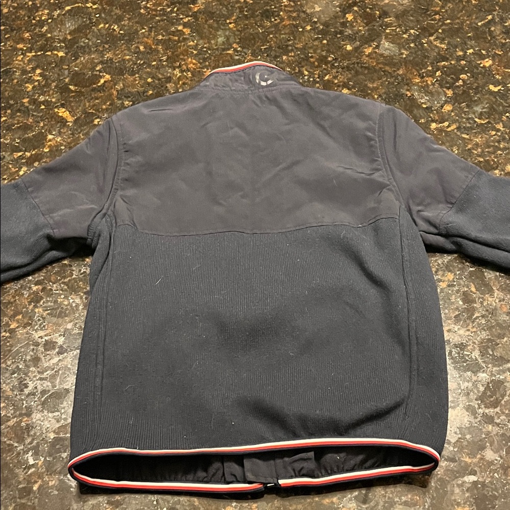 Boys Tommy Hilfiger Navy Jacket w/ Red & White Signature accent trim. Small 6/7 - Picture 5 of 7